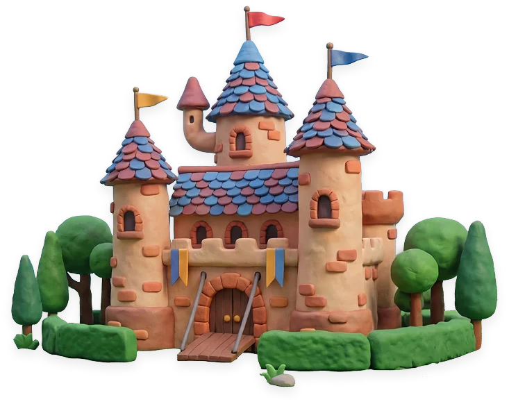 Meevee castle illustration